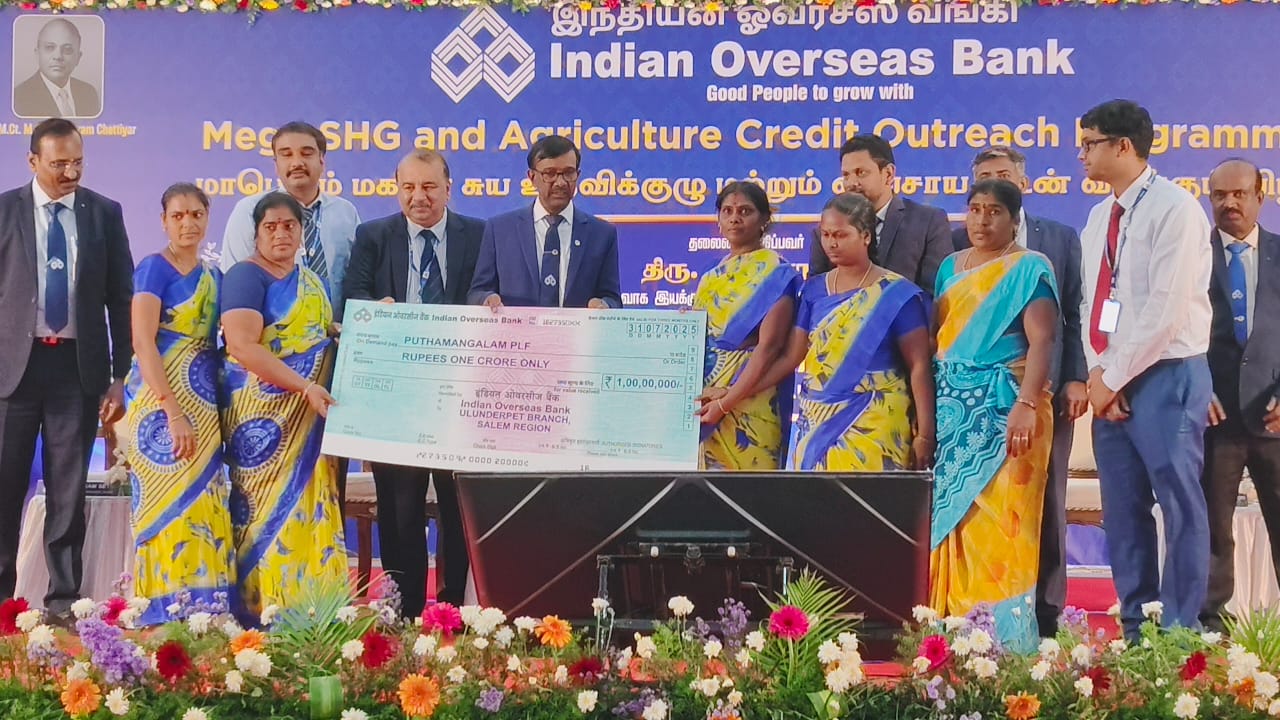 women-shg-loan-repayment-success-iob-md-danaraj-salem